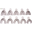 KIT CUBETAS RIM LOCK X10UDS. PERFORADAS ACERO INOX