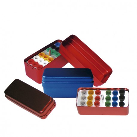 CAJA DESINFECCIÓN GUTAPERCHA 105X45X50MM.