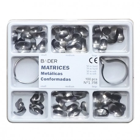 KIT DE MATRICES 100UDS. + 2 CLAMPS