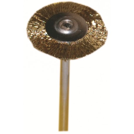 CEPILLO ALAMBRE LATÓN ONDULADO 19MM. X12UDS.