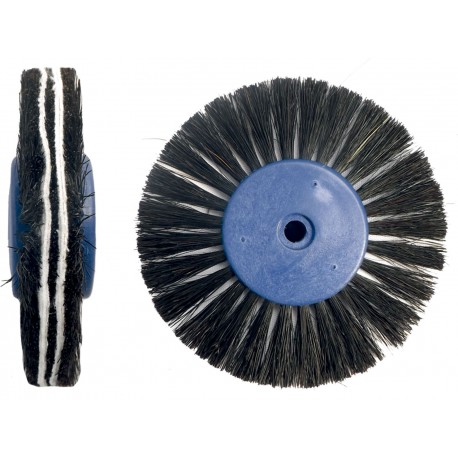 CEPILLO 3+2H CONVERGENTE 80MM. CERDA NEGRA + PAÑO X6UDS.