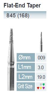 FRESAS DIAMANTE FG ISO 845-314-534-009 VERDE X5UDS.