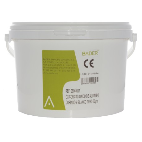 OXICOR 50µm 8KG ÓXIDO DE ALUMINIO/CORINDÓN BLANCO 