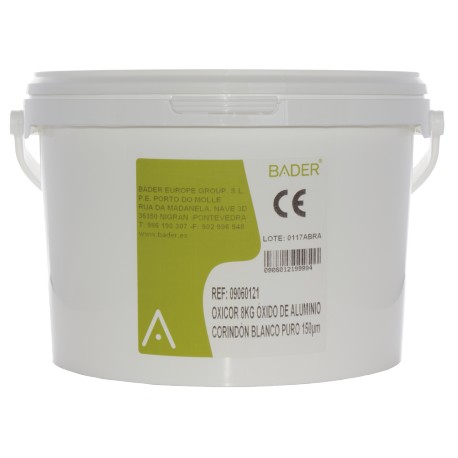 OXICOR 150µm 8KG ÓXIDO DE ALUMINIO/CORINDÓN BLANCO 
