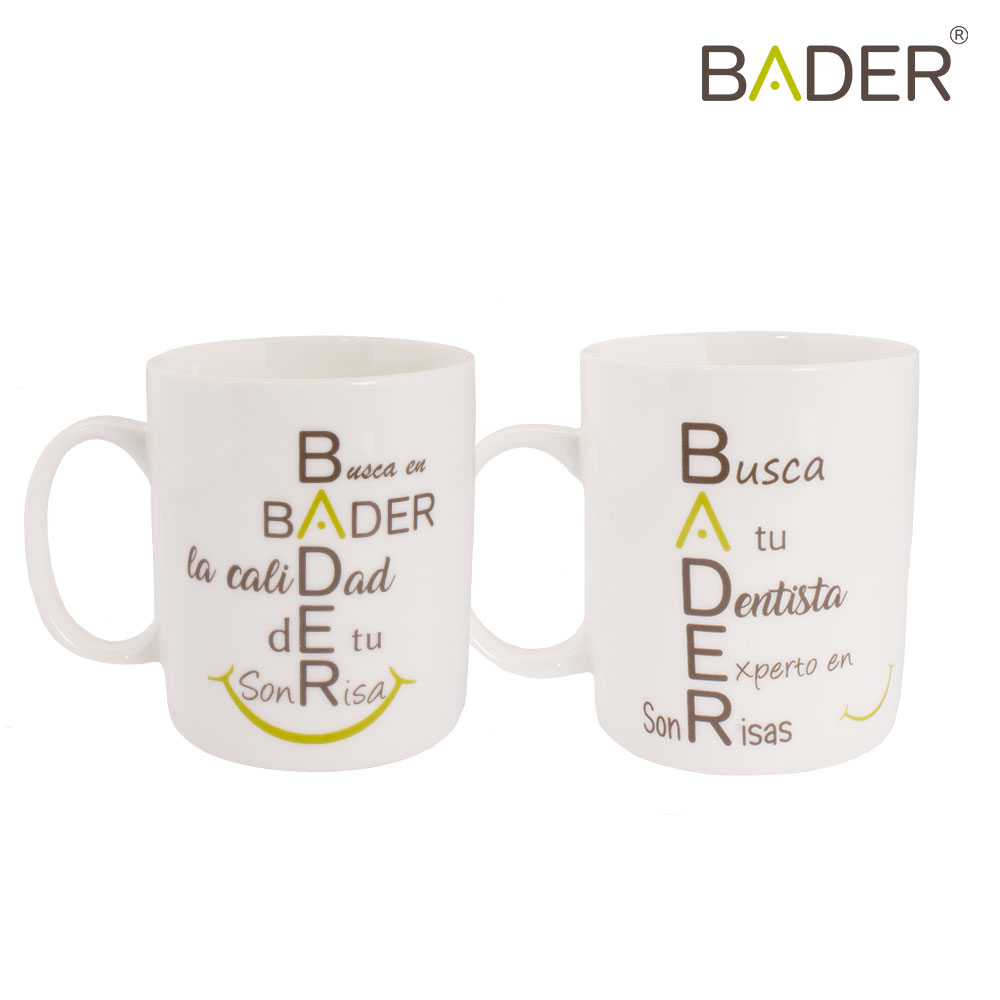 TAZAS PERSONALIZADAS BADER