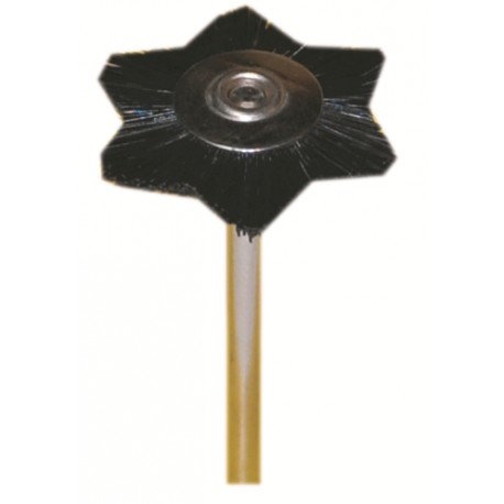 [4010] CEPILLO CERDAS NEGRAS SIXSTAR 19MM. X12UDS.