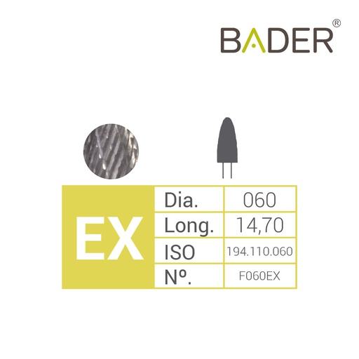 [F060EX] FRESA CARBURO TUNGSTENO ISO.500.104.194.110.060