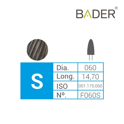 [F060S] FRESA CARBURO TUNGSTENO ISO.500.104.274.175.060