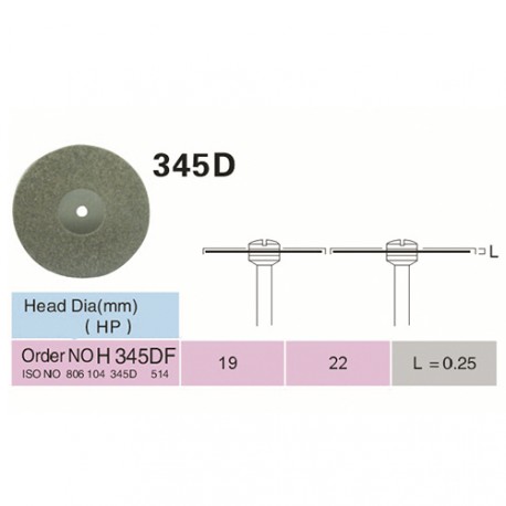 [H345DF-19] DISCO DE DIAMANTE FLEX  ISO 806.104.345.514.190