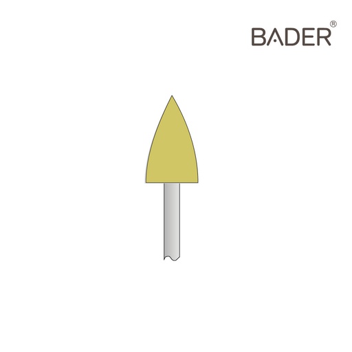 [R106F] PULIDOR AMARILLO FINO BALA ISO 658.104.300.504.100 X10UDS.